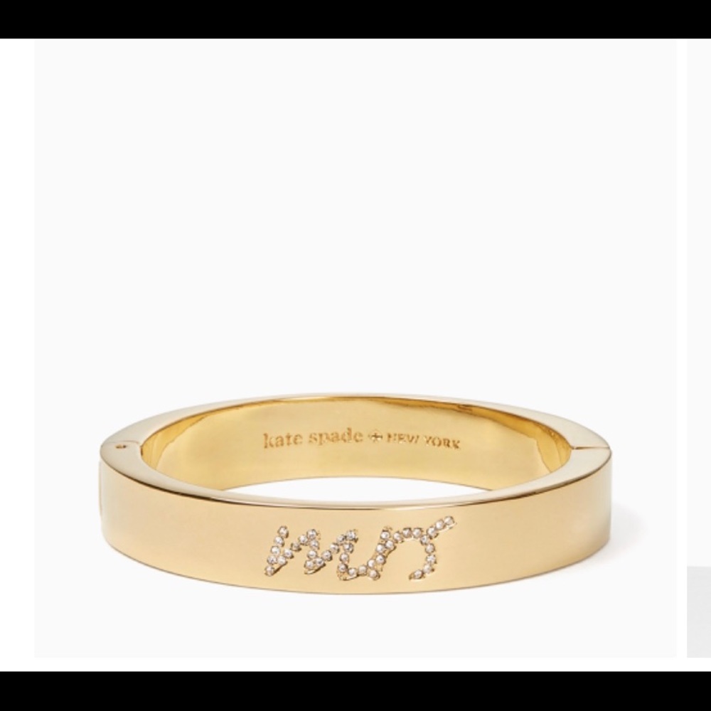 NWT Kate Spade Mrs. Bangle - Gold
